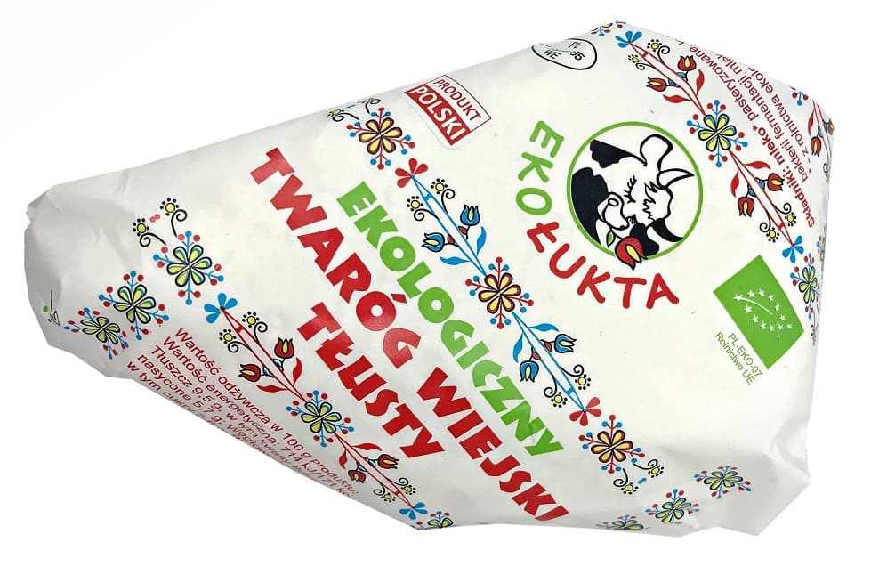 Twaróg wiejski klinek tłusty (ok. 0,25 kg) - Eko Łukta (EKO)