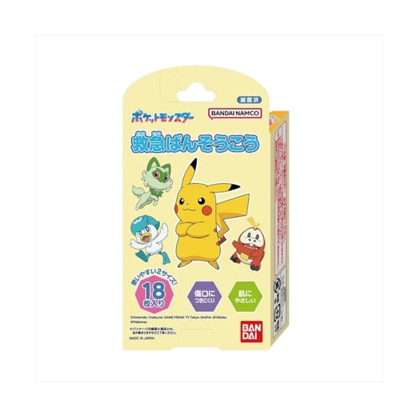 Bandai - Pattern Medicinal Tape - 18 szt. - Pokemon