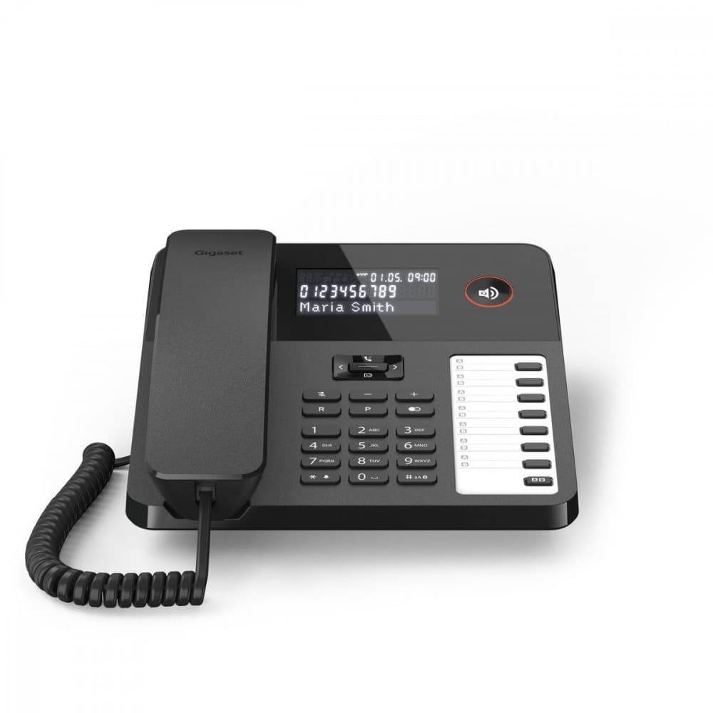 Gigaset Telefon przewodowy Desk600 Czarny